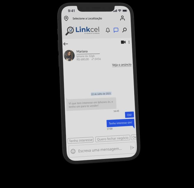 Imagem de um smartphone
